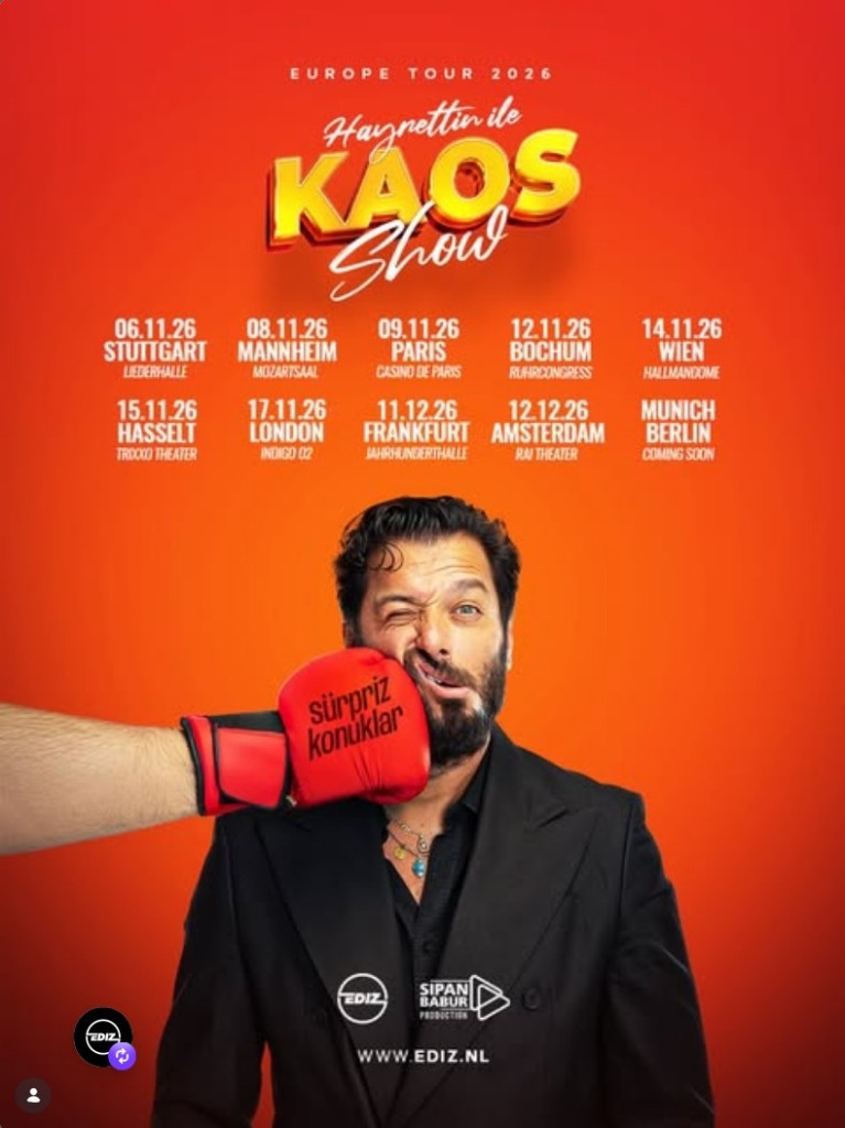 KAOS SHOW & sürpriz konuklar EUROPE TOUR